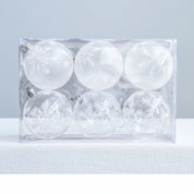 Schneekugel-Weihnachtskugeln | Hängende Weihnachtskugeln mit Glanz 7