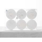 Schneekugel-Weihnachtskugeln | Hängende Weihnachtskugeln mit Glanz 8