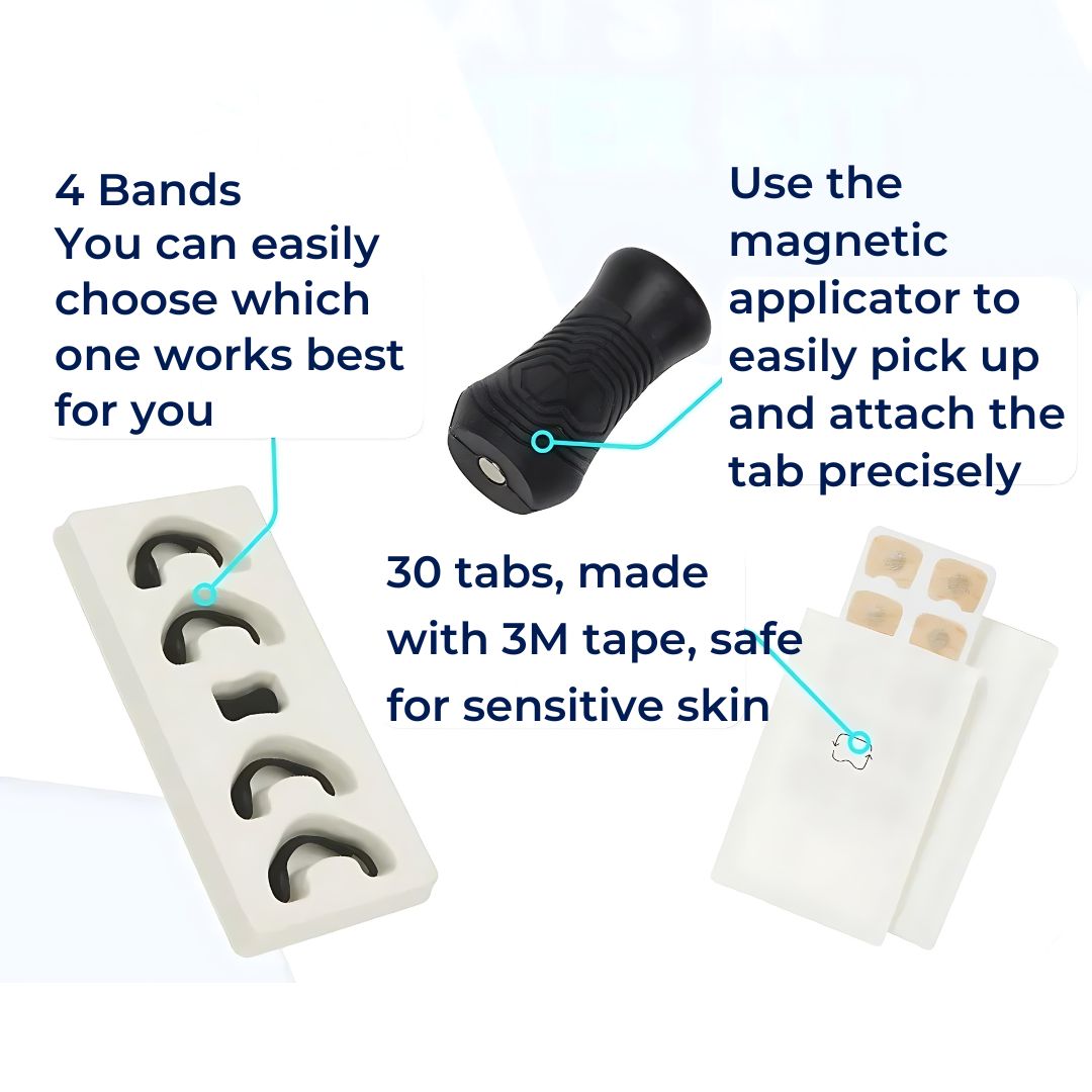 Schneit Anti-Snoring-Nasenclip-Magnettherapie-weiches Silikon-besserer Schlaf für Erwachsene 7