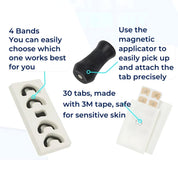Schneit Anti-Snoring-Nasenclip-Magnettherapie-weiches Silikon-besserer Schlaf für Erwachsene 7