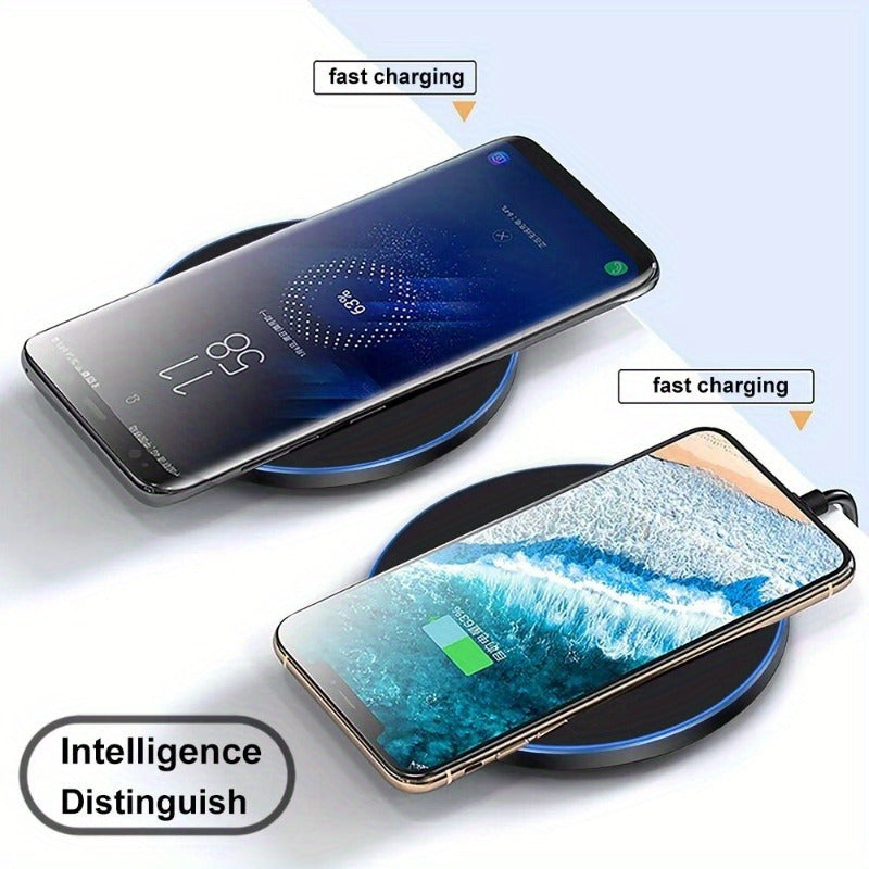 Schnelles drahtloses Ladegerät-15-W-Induktionsladebads für iPhone- und Android-Geräte, elegantes Design, kabelfreies Komfort 4