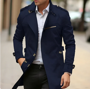 Maximilian | Elegant avslappnad trenchcoat för herrar