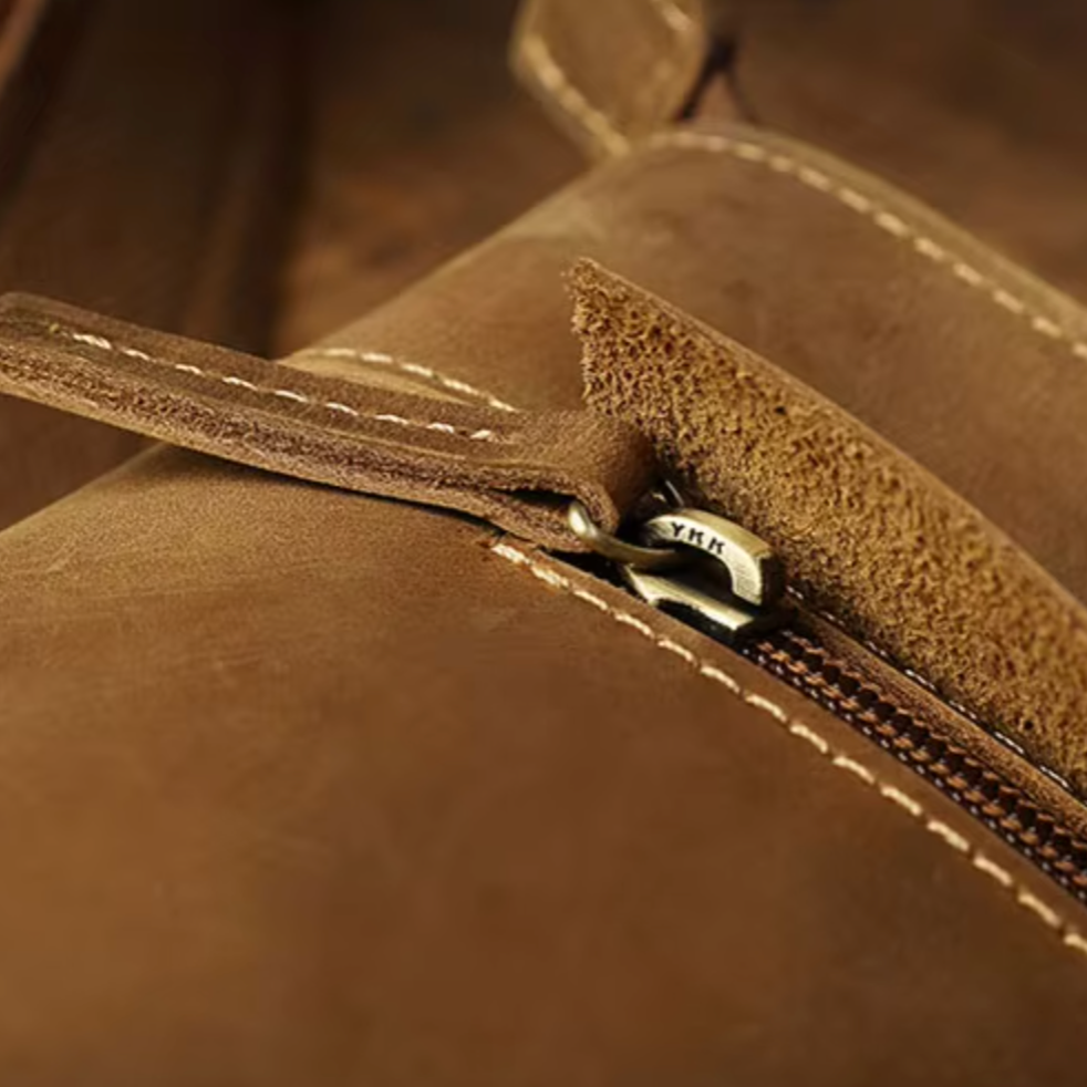 Jasper | Vintage läder crossbody-sling resväska