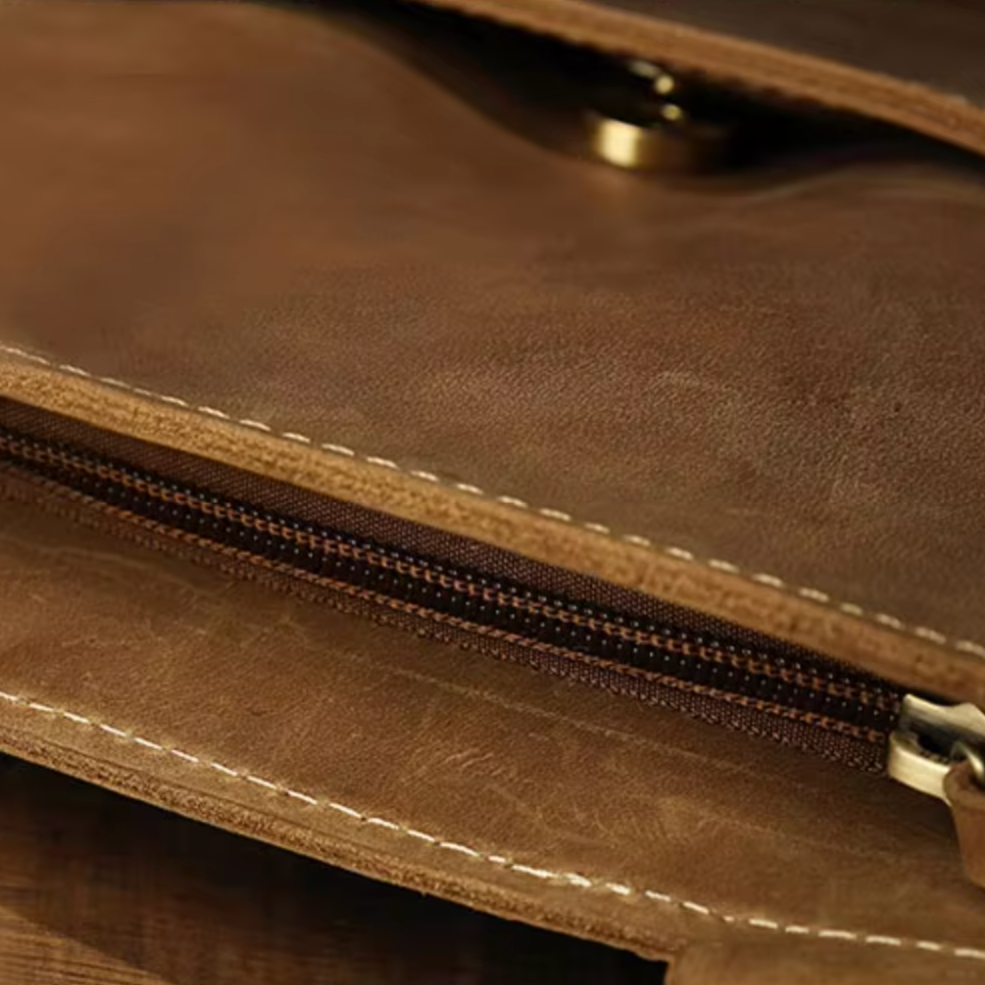 Jasper | Vintage läder crossbody-sling resväska
