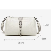 Aurora | Schickes Krokodilmuster Crossbody Sling Tasche