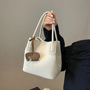 Chloe | Damens enfärgade PU-läder crossbody-handväska