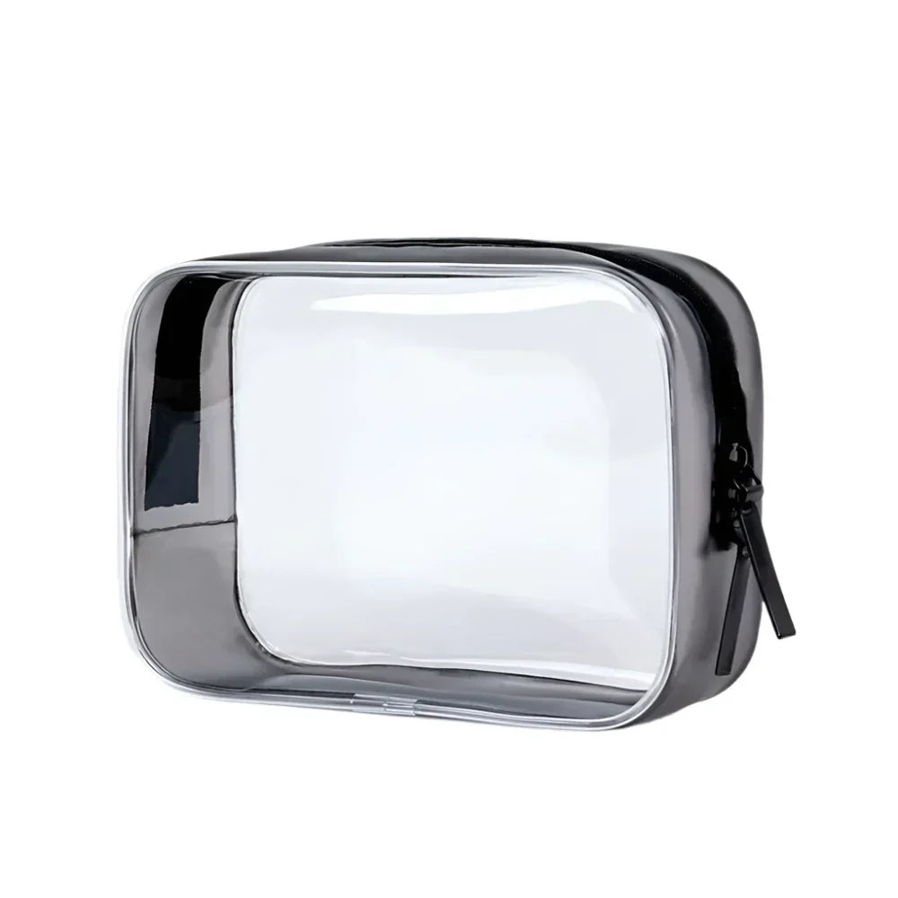 Samantha | Kompakte und tragbare transparente Make-up-Tasche