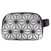 Zara | Holografisk geometrisk rese crossbody midjeväska