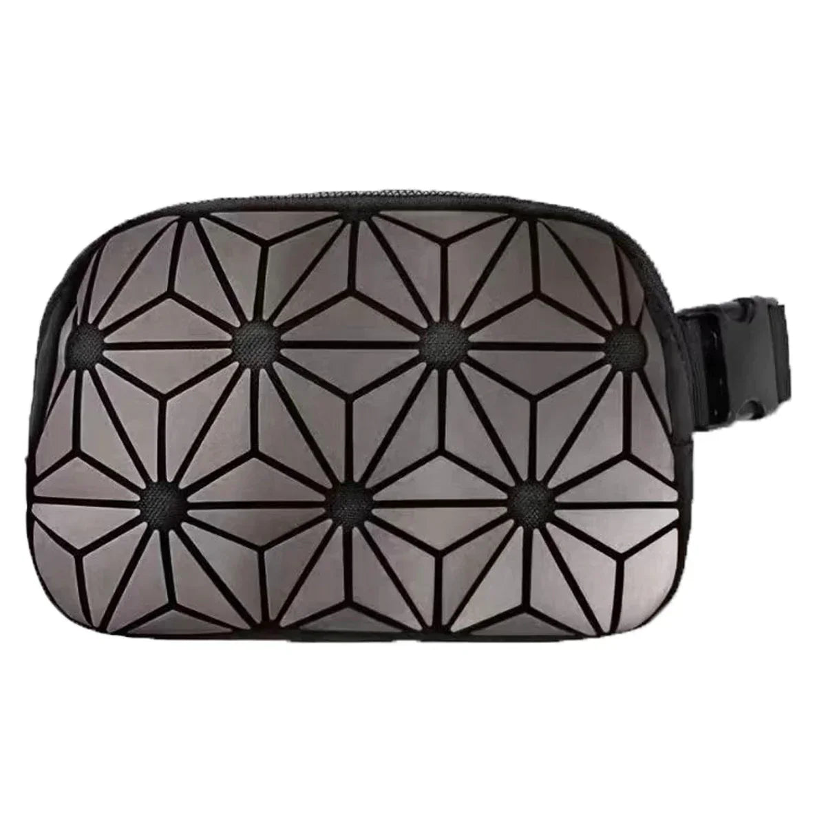 Zara | Holografisk geometrisk rese crossbody midjeväska