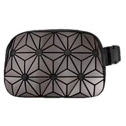 Zara | Holografisk geometrisk rese crossbody midjeväska