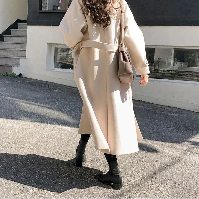 Keanne | Elegant lång vinter-trenchcoat för damer