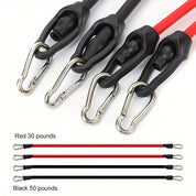 Set mit Armdehnübungen und Planks inklusive Griffen, elastischen Bändern und Zubehör – ideal für Brust- und Bauchmuskeltraining 6