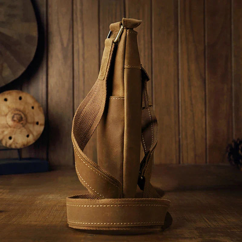 Jasper | Vintage läder crossbody-sling resväska