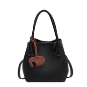 Chloe | Damens enfärgade PU-läder crossbody-handväska