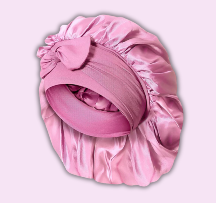 Silk Night Cap für ultimative Haarpflege | Word mit glattem und krausem Haar - Avaina 2