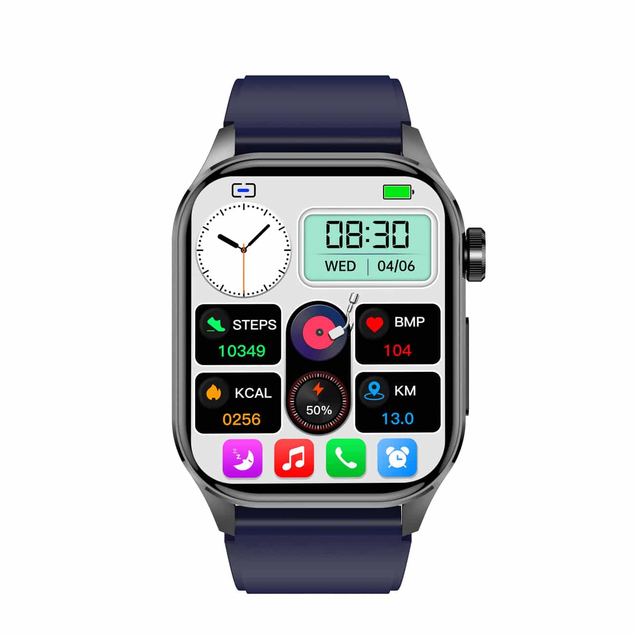 Smartwatch für Gesundheit & Fitness – EKG, Blutdruck, Herzfrequenzmessung – iOS & Android kompatibel 5