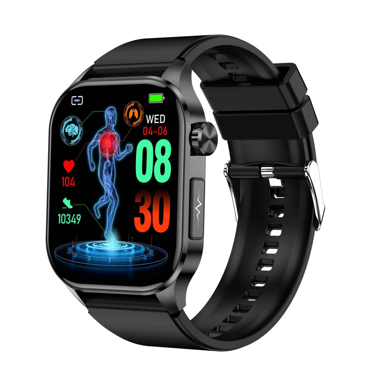 Smartwatch für Gesundheit & Fitness – EKG, Blutdruck, Herzfrequenzmessung – iOS & Android kompatibel 7