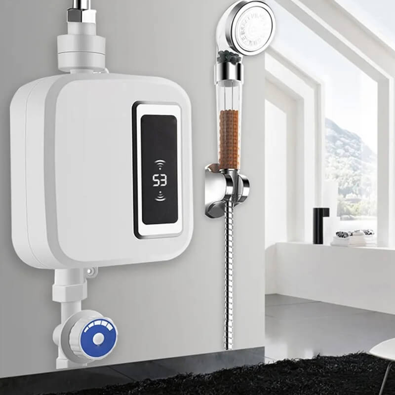 Sofortiger Durchlauferhitzer | Unbegrenztes Warmwasser nach Bedarf | Platzsparend & Energiesparend 0