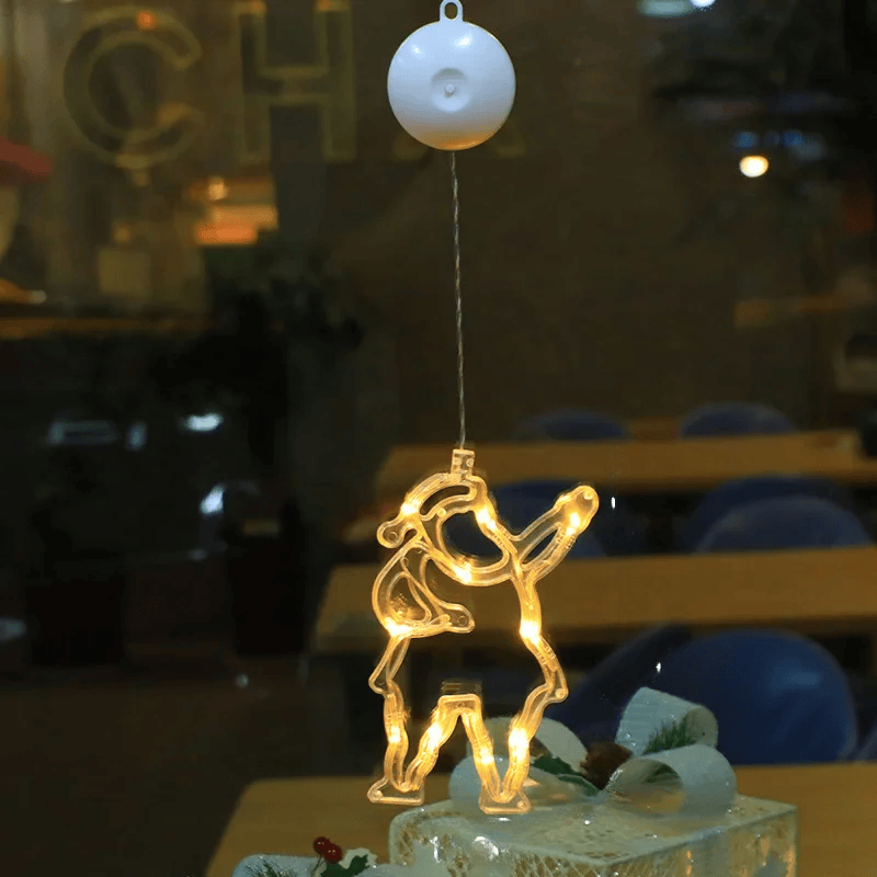 SparkleLights | LED-Lampe in Schneeflocken- und Sternform für die Weihnachtsdekoration 0