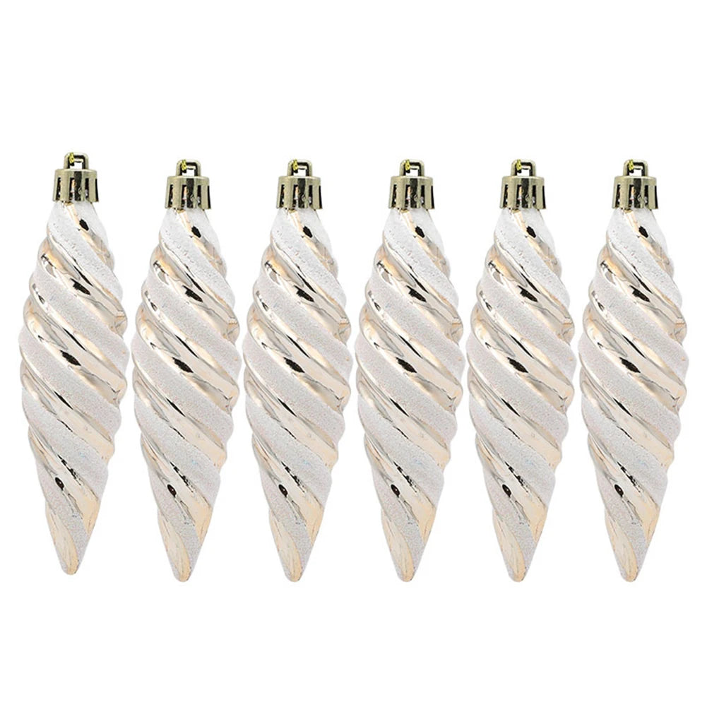 Spiralornamente | Weihnachtskugel-Anhänger-Set 5