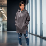 Audrey | Bequemes Oversize-Kleid mit Kapuze für Damen