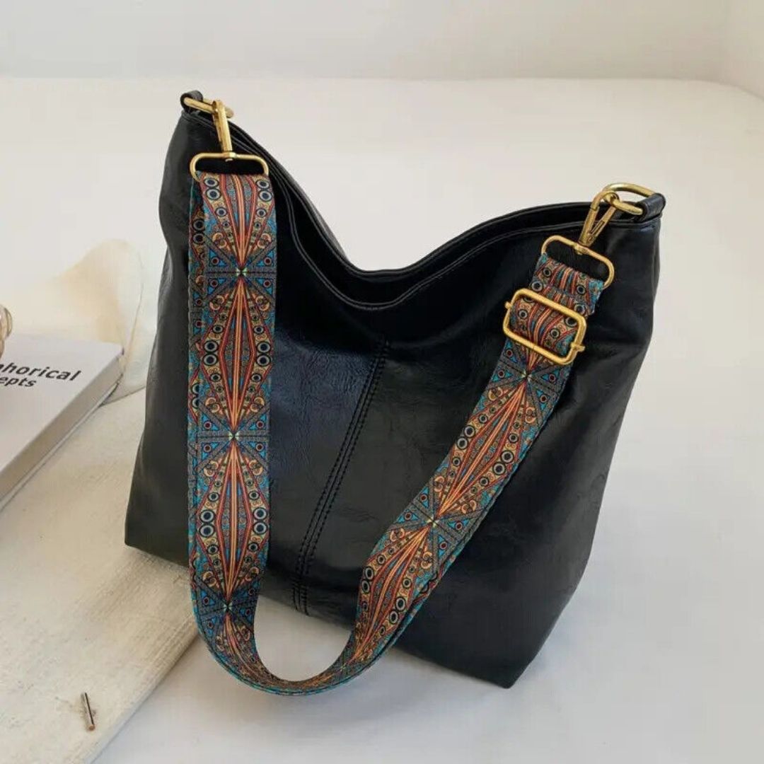 Stilvolle Damen-Ledertasche, elegantes Design, geräumiges Inneres 2