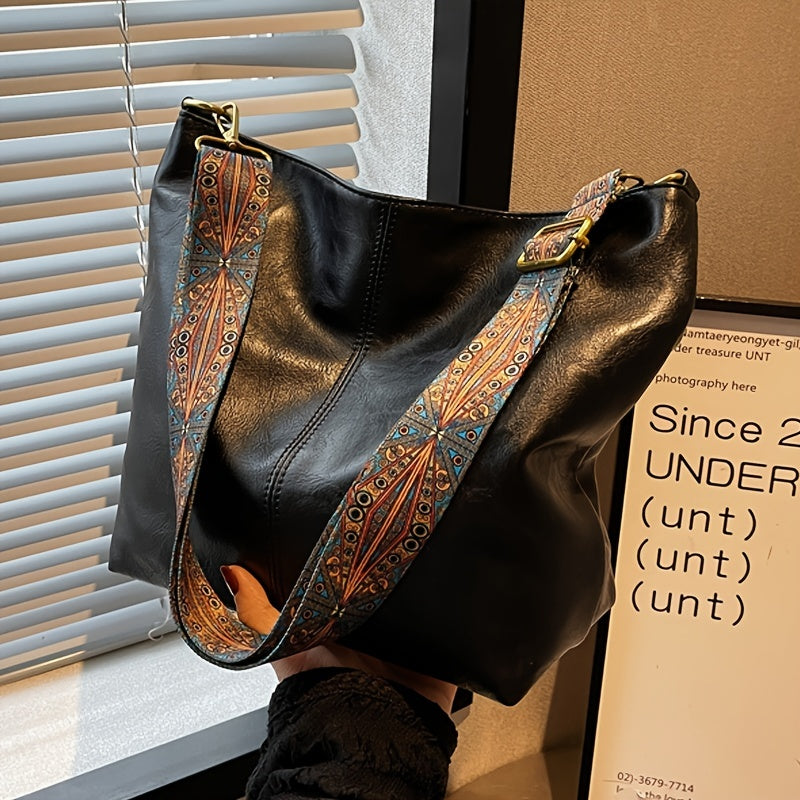 Stilvolle Damen-Ledertasche, elegantes Design, geräumiges Inneres 3