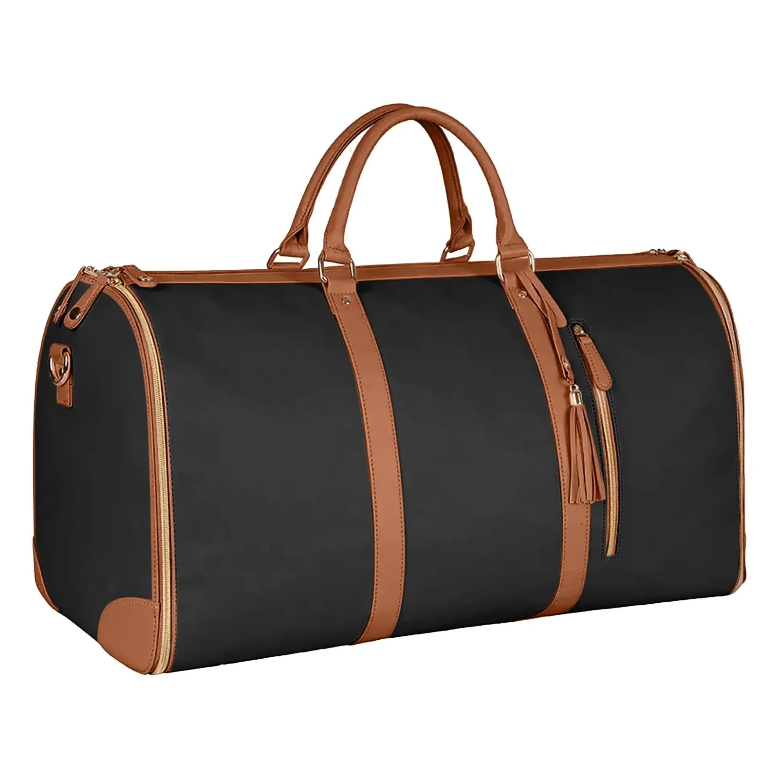 Stilvolle, faltbare Reisetasche für Damen aus wasserdichtem PU-Leder 10