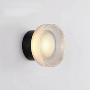 Stilvolle runde Wandleuchte mit LED - Schwarz, 15W Modernes Design für Wohnzimmer und Schlafzimmer 11