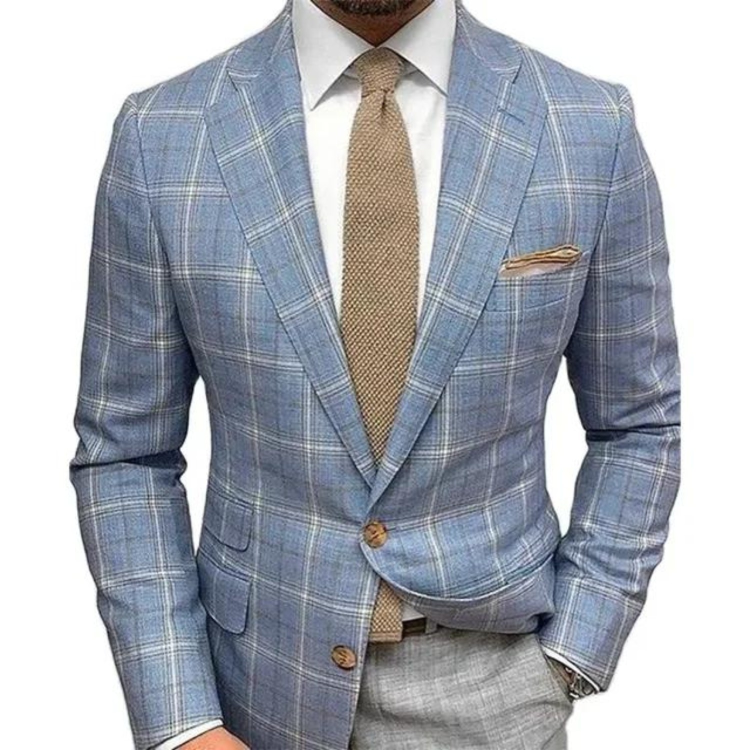 Striped Reversible Design Jacke von Männern für stilvollen Komfort 0
