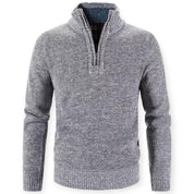 Stylischer Herrenpullover mit halbem Reißverschluss - SummitCraft 0