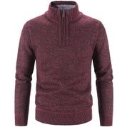 Stylischer Herrenpullover mit halbem Reißverschluss - SummitCraft 1