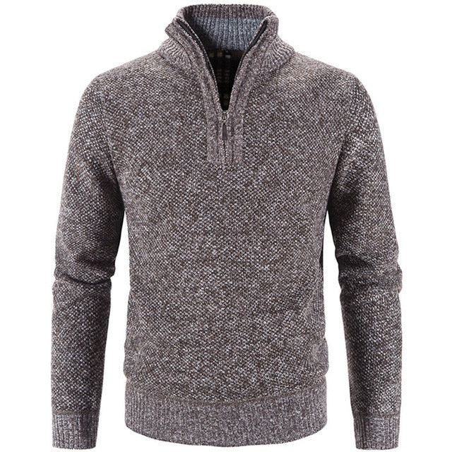 Stylischer Herrenpullover mit halbem Reißverschluss - SummitCraft 3
