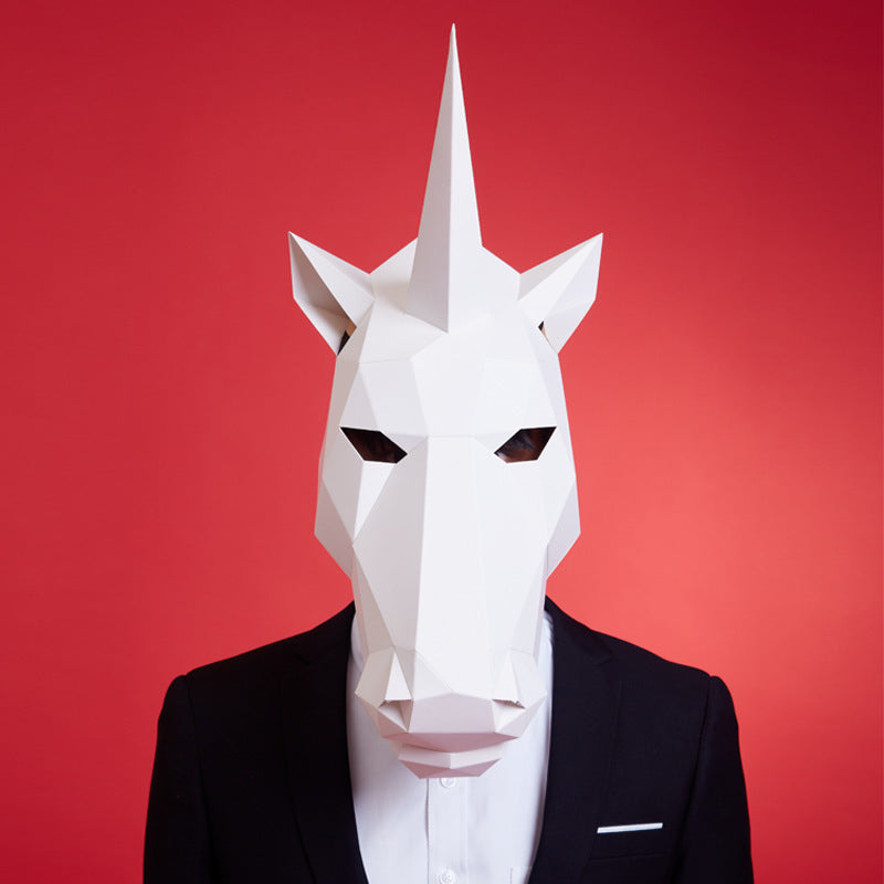 Tibetische Antilope Kreative Papier Film Kopfbedeckung Cool Student Idiy 0