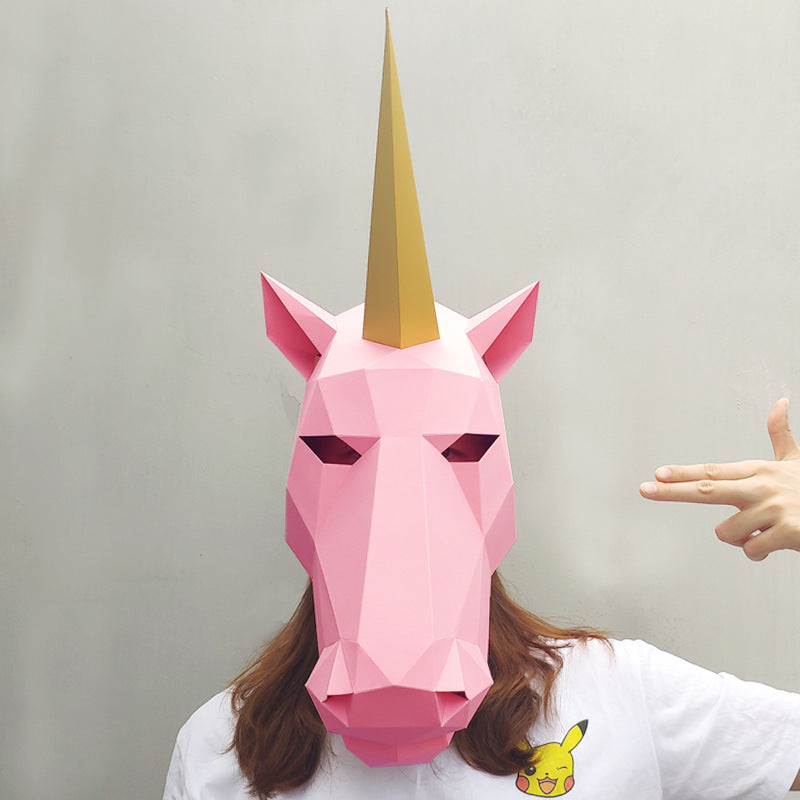 Tibetische Antilope Kreative Papier Film Kopfbedeckung Cool Student Idiy 2