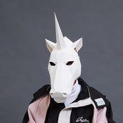 Tibetische Antilope Kreative Papier Film Kopfbedeckung Cool Student Idiy 3