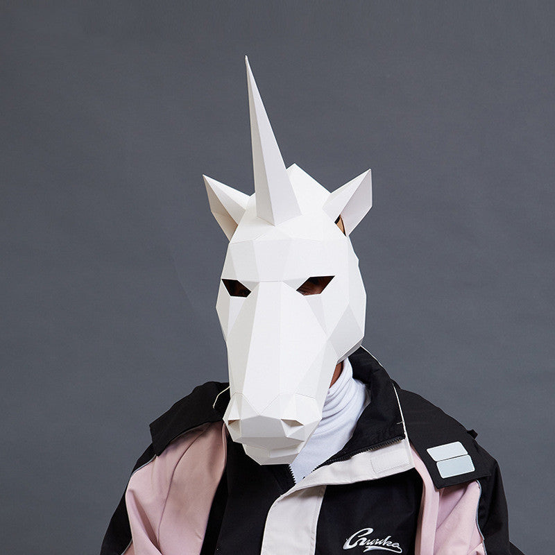 Tibetische Antilope Kreative Papier Film Kopfbedeckung Cool Student Idiy 3