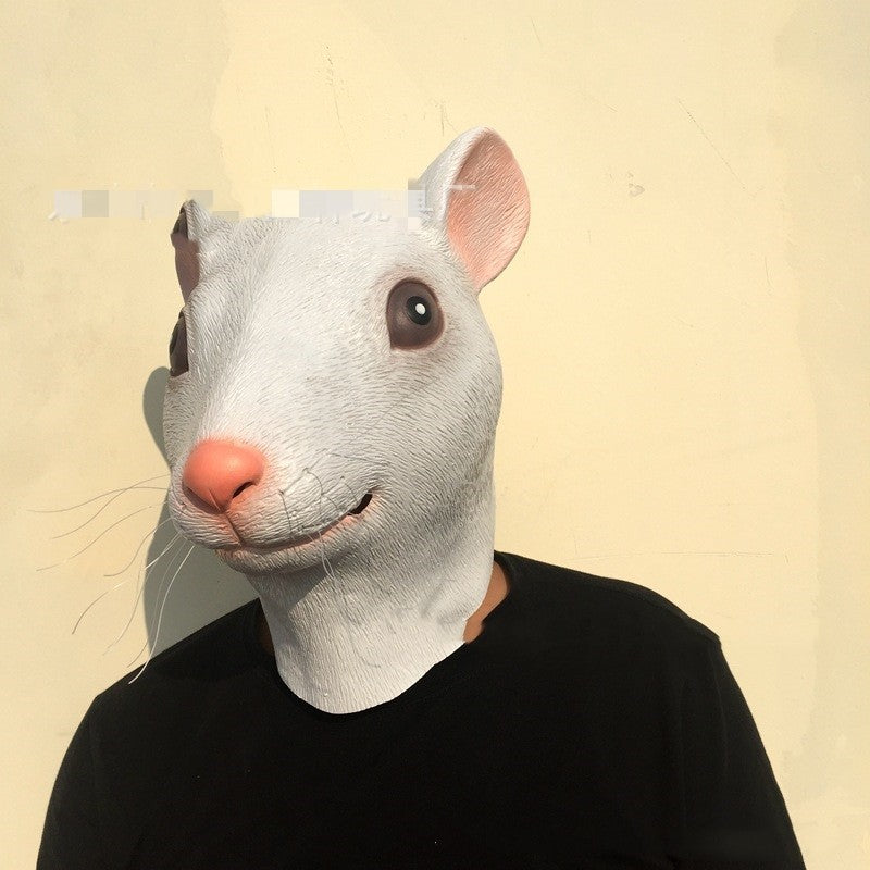 Tierische Latexmaske, lustige Tanzperformance 2