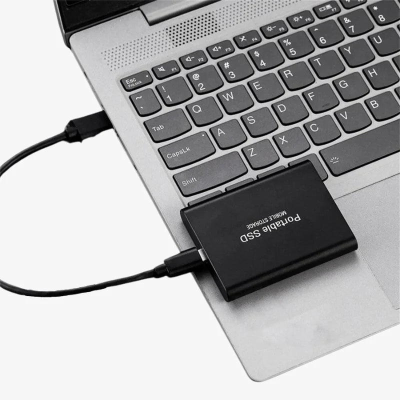 Tragbare 2 TB Externe SSD - Ultra Fast SSD External Festplatte mit USB 3.1 für die sichere Datenspeicherung 3