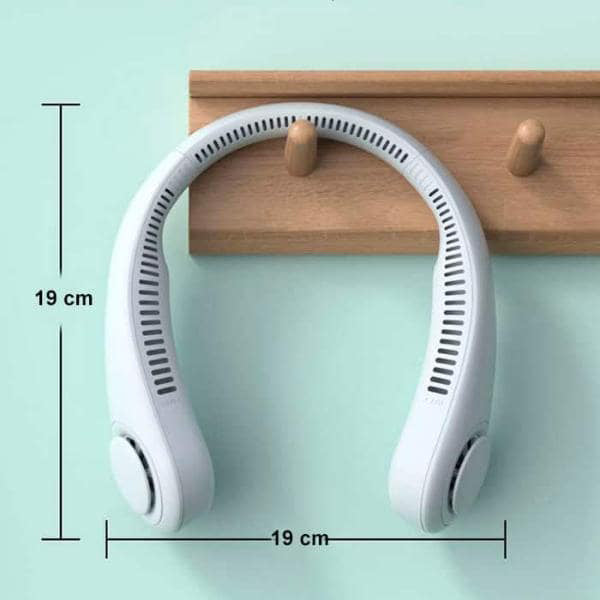 Tragbarer Nackenventilator mit einstellbaren Geschwindigkeiten-Ergonomisch, leichtes Design für Freisprechkühlung, lange Akkulaufzeit 2