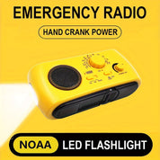 Tragbares Notfallradio mit AM/FM/NOAA, USB -Ladegerät, LED -Taschenlampe, wasserfest für Camping und Außengebrauch 4