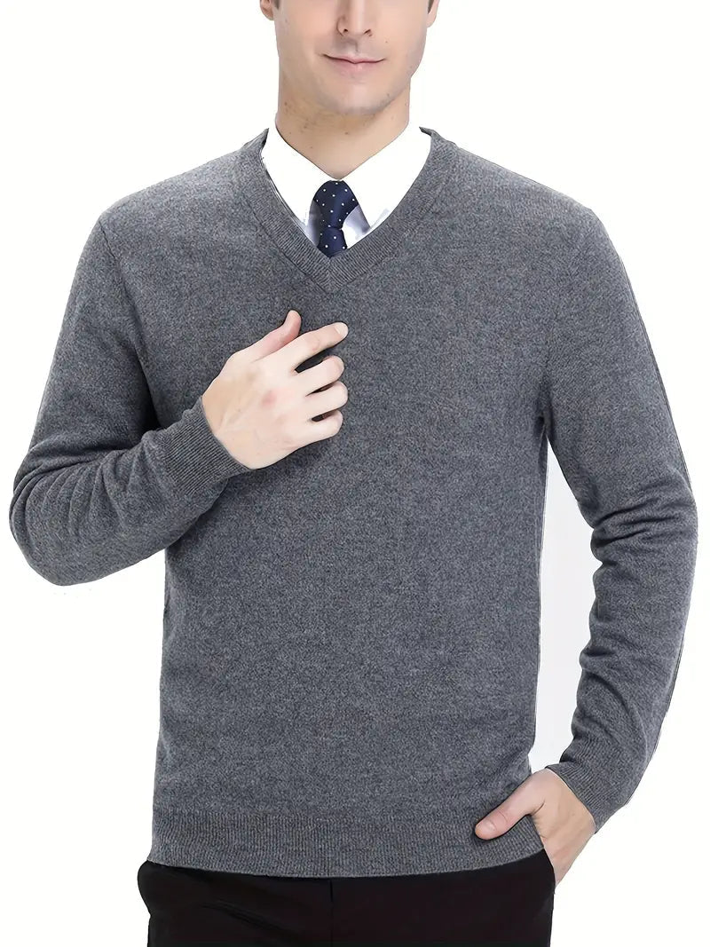 Trendiger Strickpullover mit Rundhalsausschnitt – Dante 10