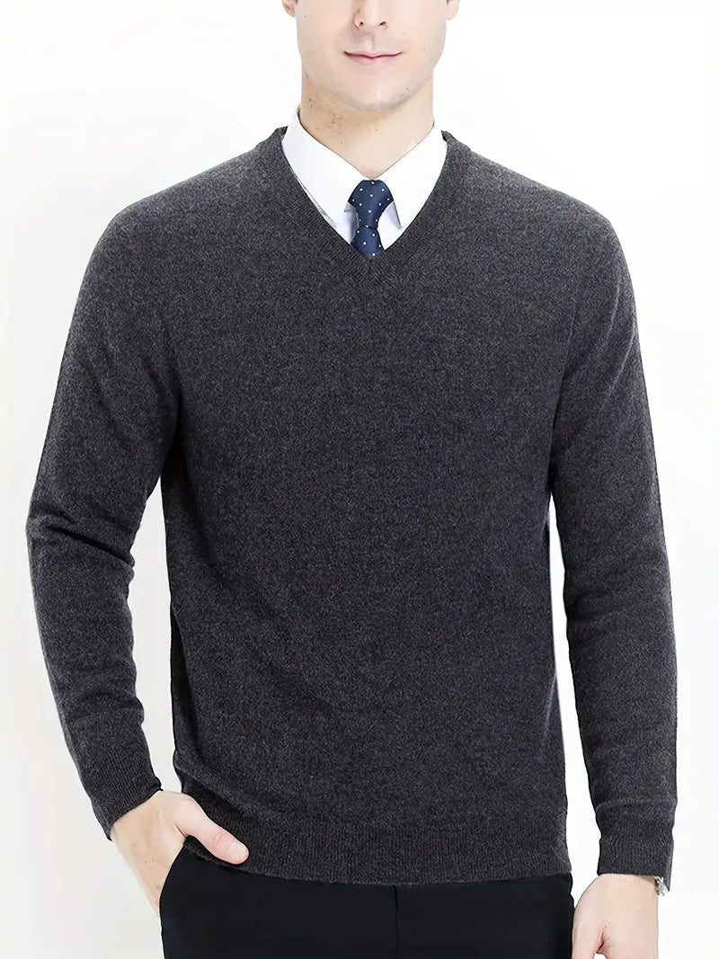 Trendiger Strickpullover mit Rundhalsausschnitt – Dante 11