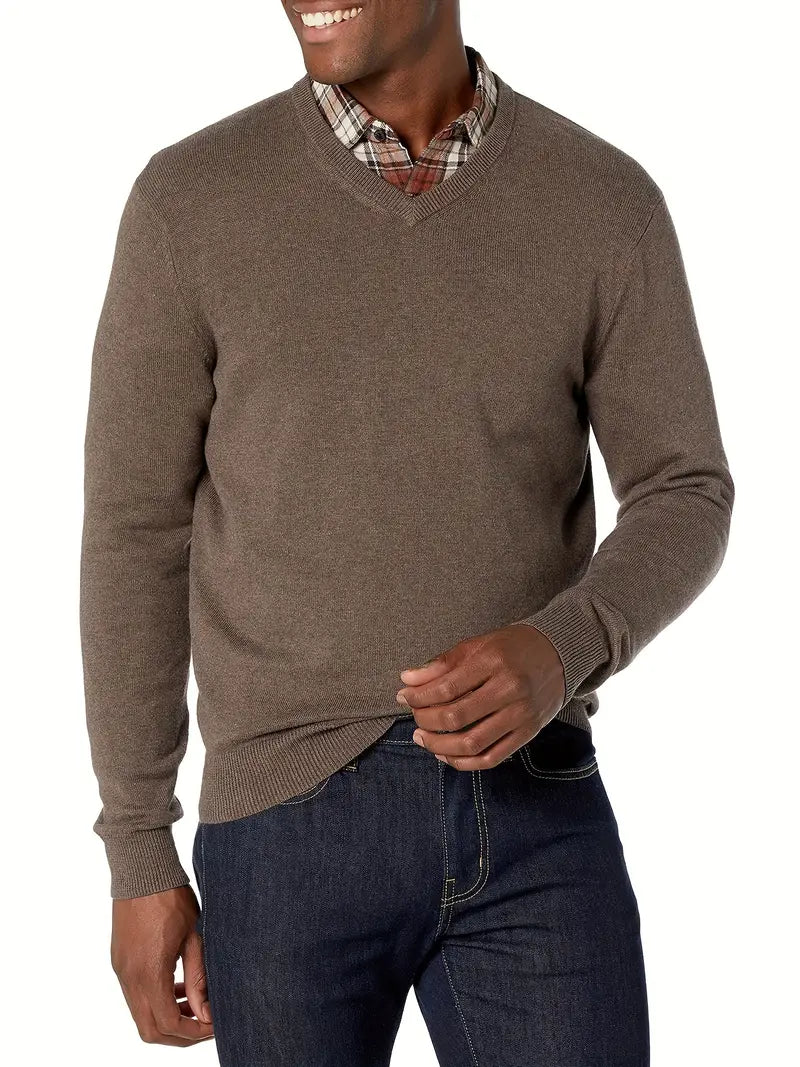 Trendiger Strickpullover mit Rundhalsausschnitt – Dante 12