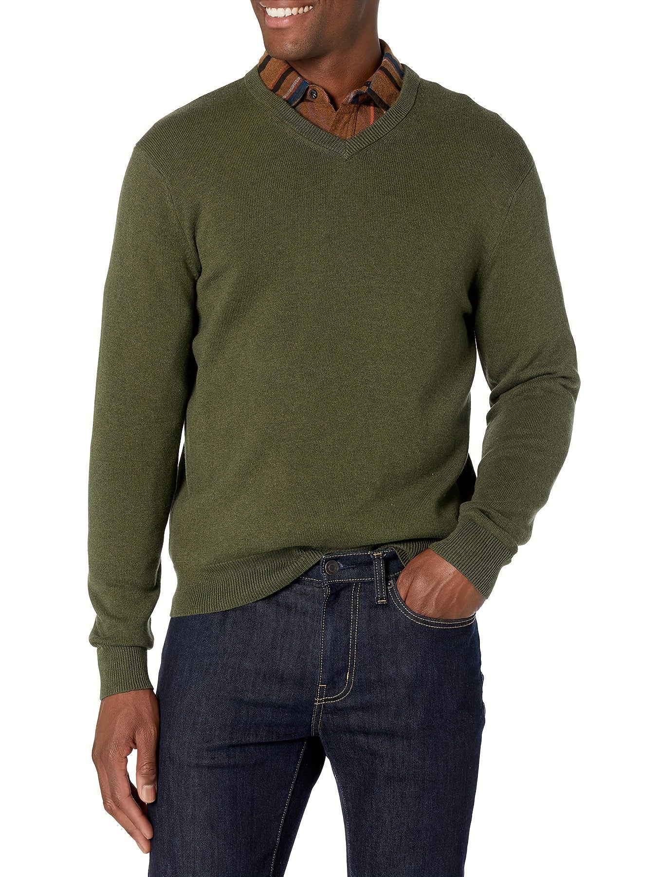 Trendiger Strickpullover mit Rundhalsausschnitt – Dante 13