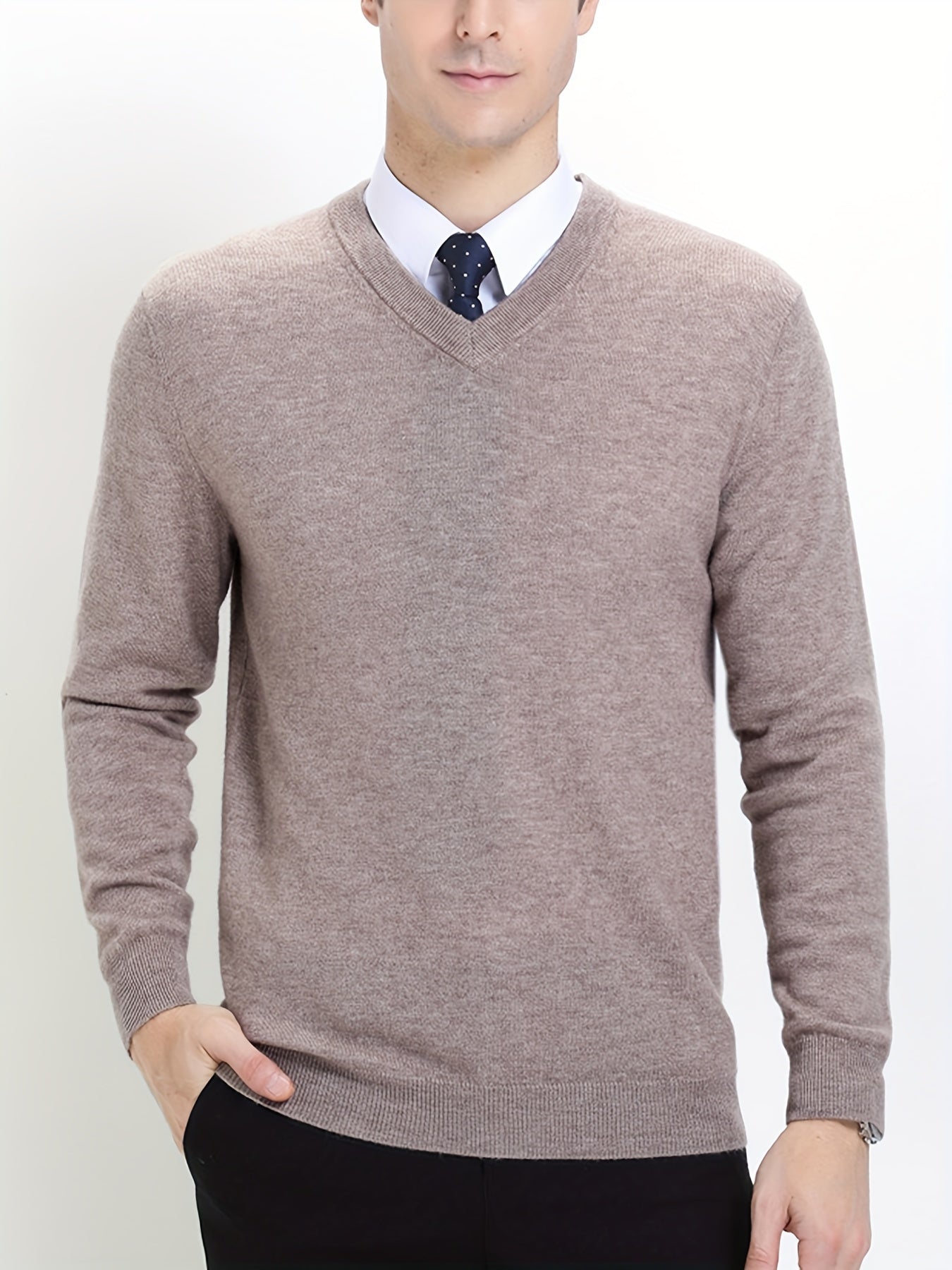 Trendiger Strickpullover mit Rundhalsausschnitt – Dante 2