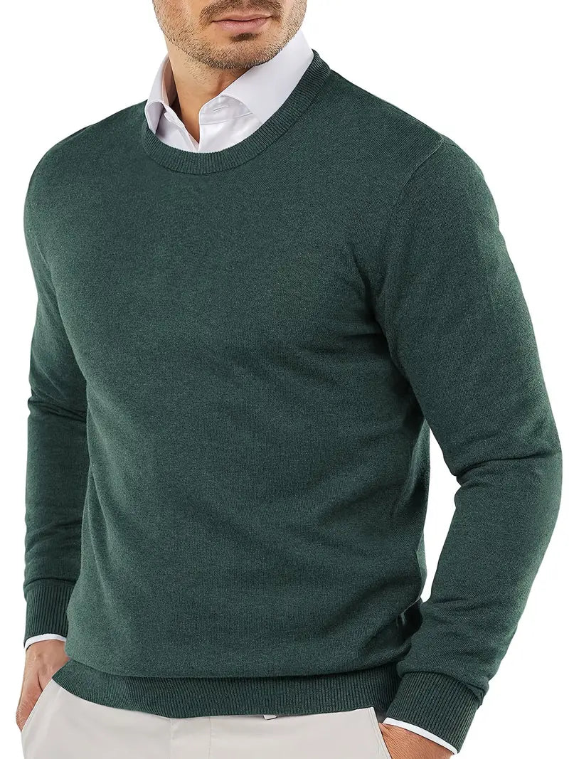 Trendiger Strickpullover mit Rundhalsausschnitt – Dante 9