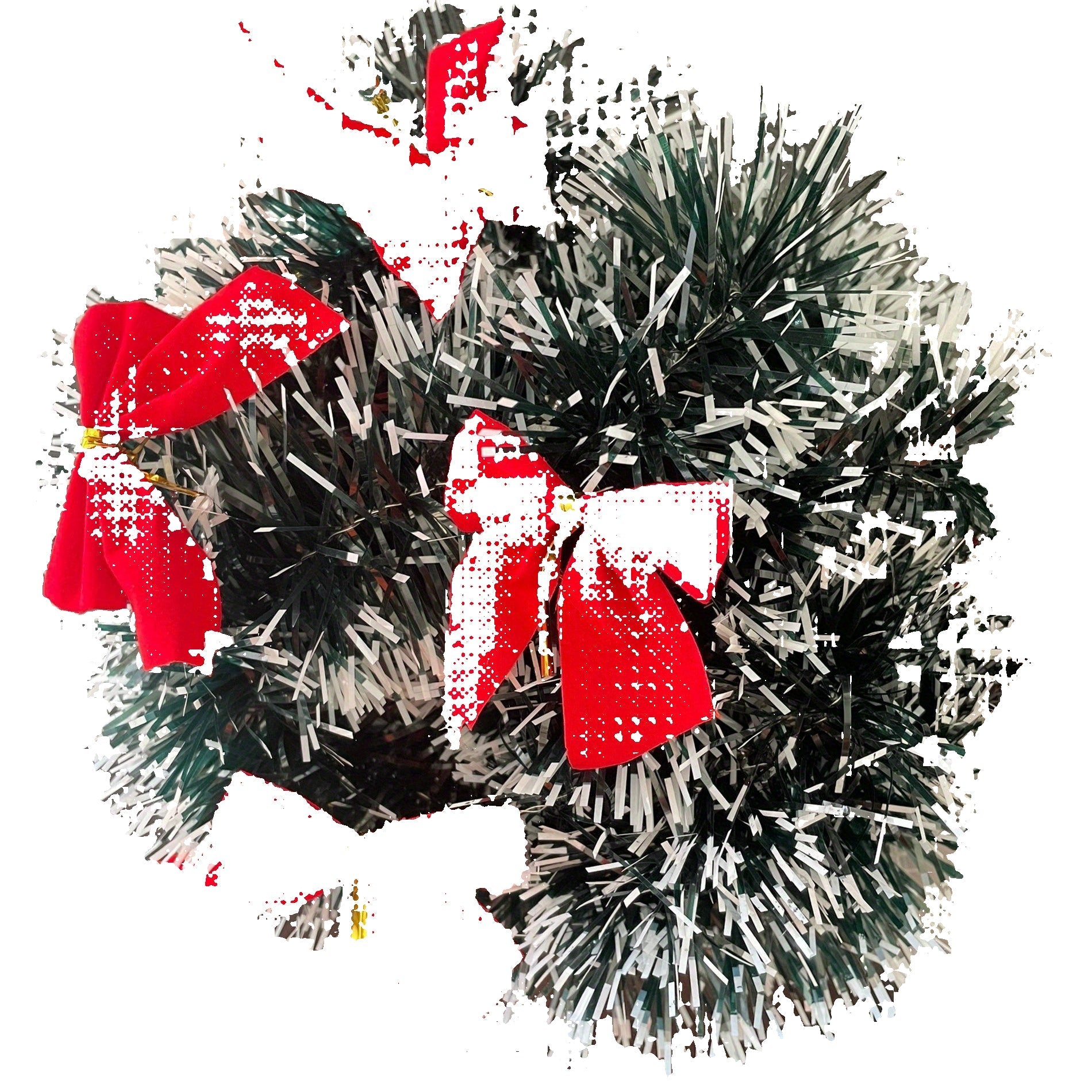 TwinkleTinsel – 2-teiliges LED-Weihnachtslichterketten-Set für den Innen- und Außenbereich 0