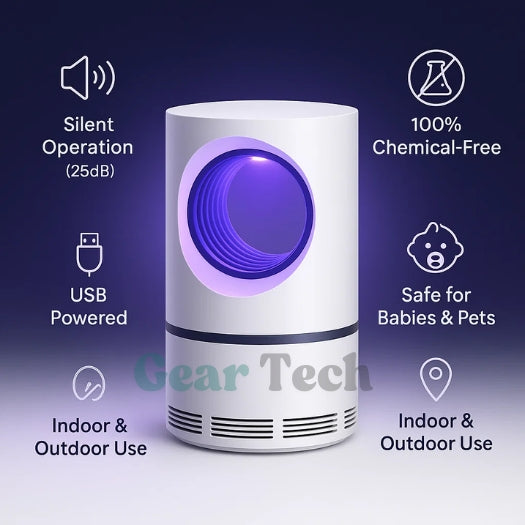 UV Light Insect Trap - Innen-/Outdoor -Mücken & Fly Killer für effektive Schädlingsbekämpfungslösungen 2