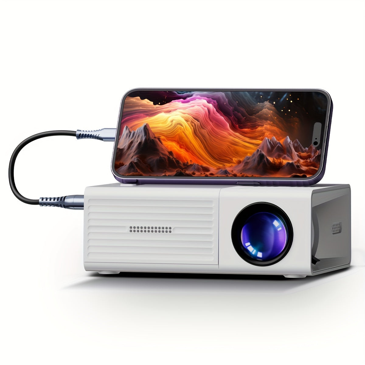 Ultra-Helldichter Mini-Projektor (3000 Lumen) - LumoBeam 0